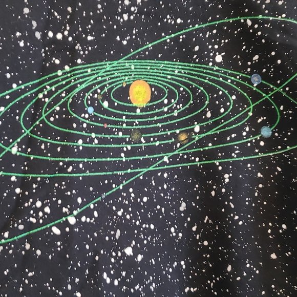 Hand Splattered Sweatshirt With Solar Print - Picture 4 of 6